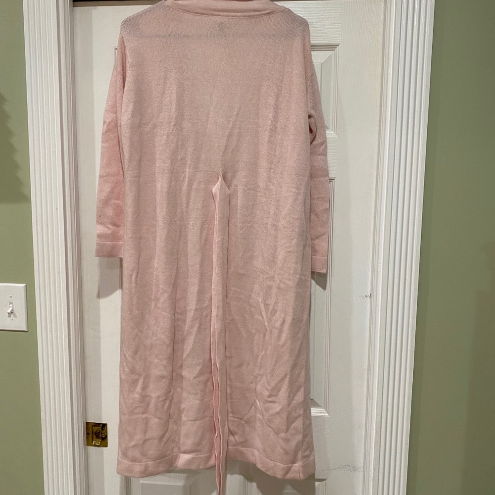 Portolano Light Pink Cashmere Robe - Picture 2 of 8